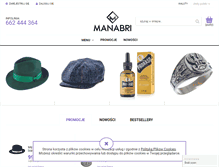 Tablet Screenshot of manabri.pl